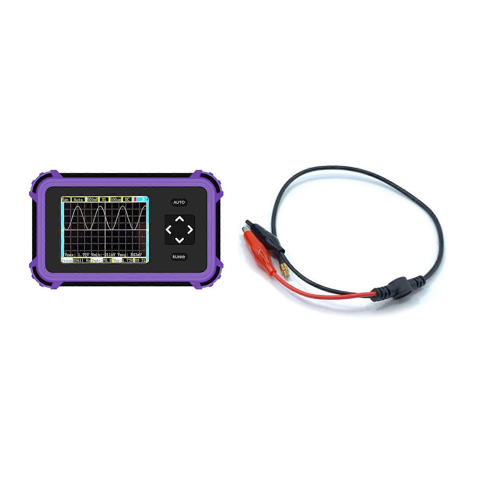 Pocket Size Oscilloscope 1200mAh Battery Digital Oscilloscope 8.33MSa/s Sampling Rate Rechargeable Signal Generator