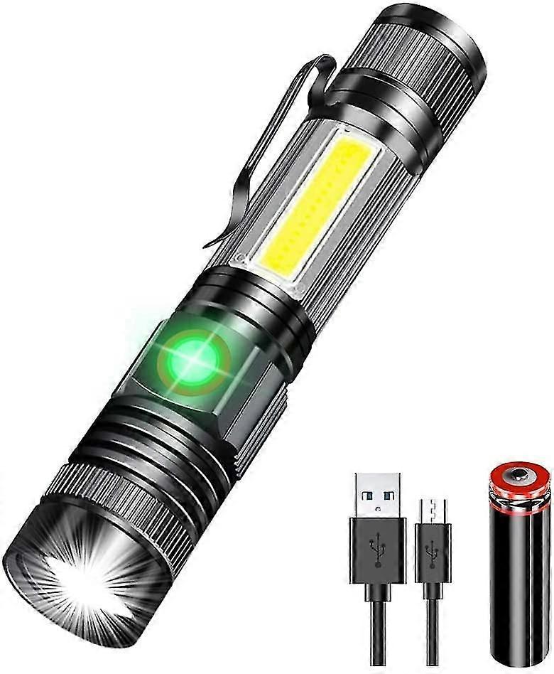 LED Torch Flashlight, Adjustable Focus Handheld Super Bright Pocket Light