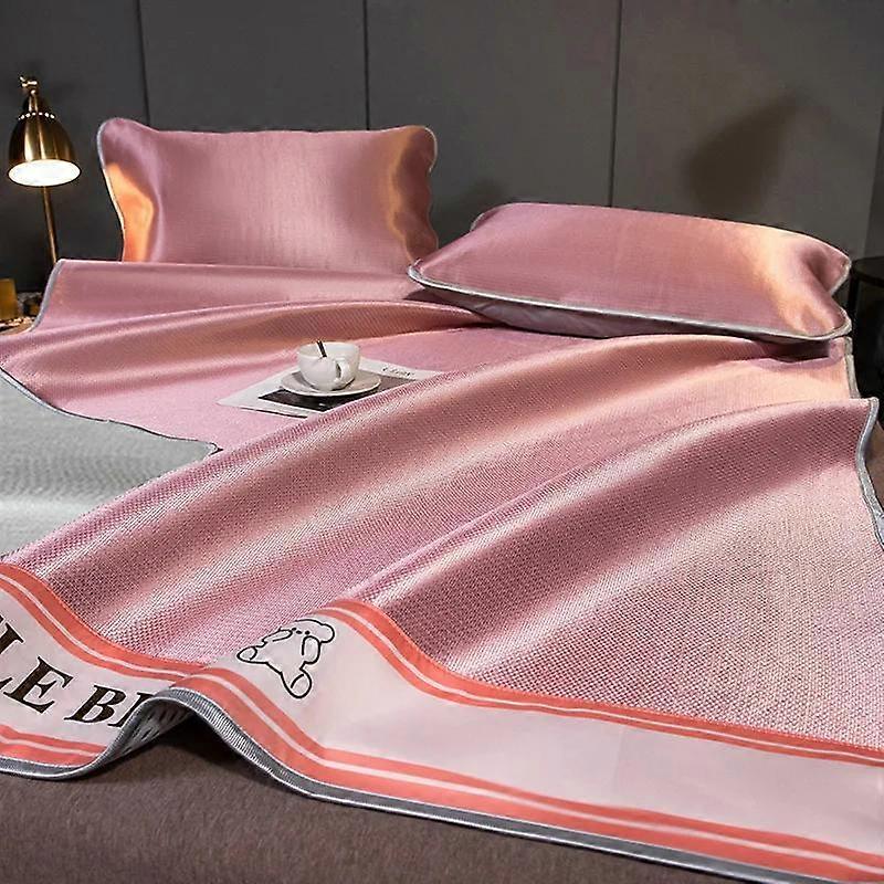 1800D Carbon Light Fibres Summer Mat for Bed Soft Comfortable Cool Bed Mat Ice Silk Naked Sleeping Skin Friendly Cooling Pad