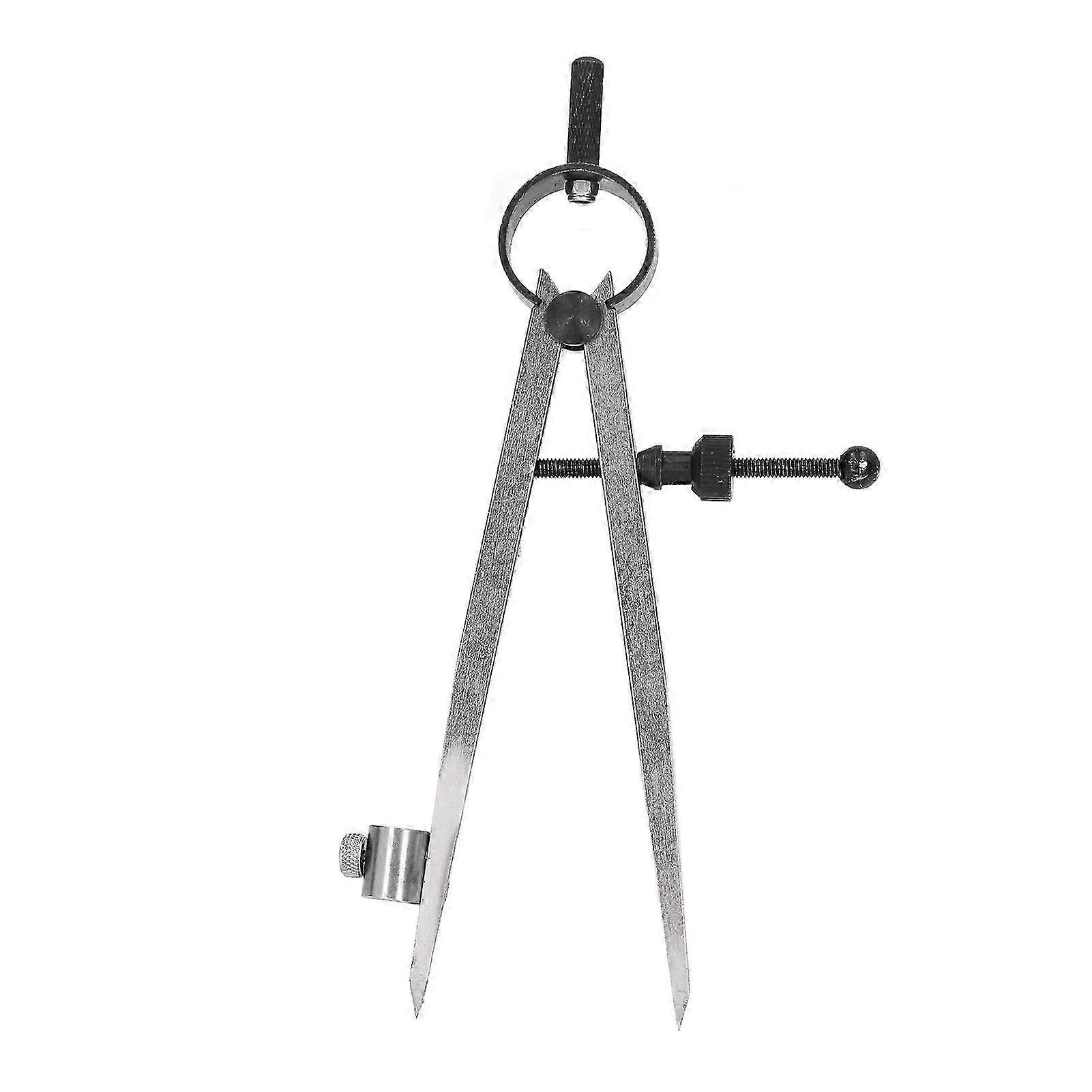 Wing Divider Gauge Carbon Steel Adjustable Angle Lockable Scribing Tool for Woodworking