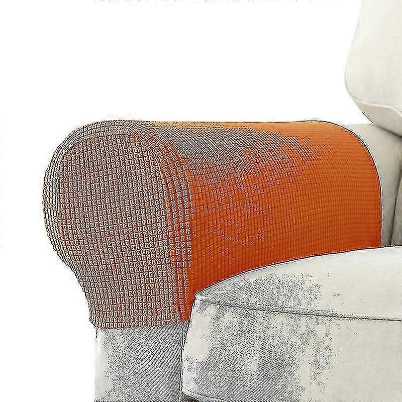 2 יחידות כיסויי משענות יד נמתחים ספנדקס אקארד כיסויי משענות יד רכים ואלסטיים מגן לכיסאות ספה ספה כורסא כיסויים לספה מתכווננת