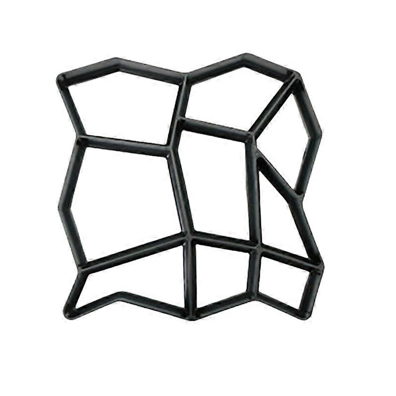 Pathmate Stone Molding For Customizable Walkways: Walk Maker Designed To Add An Exotic Path Effect To Yard Patio And Lawn Garden, Concrete Path Maker