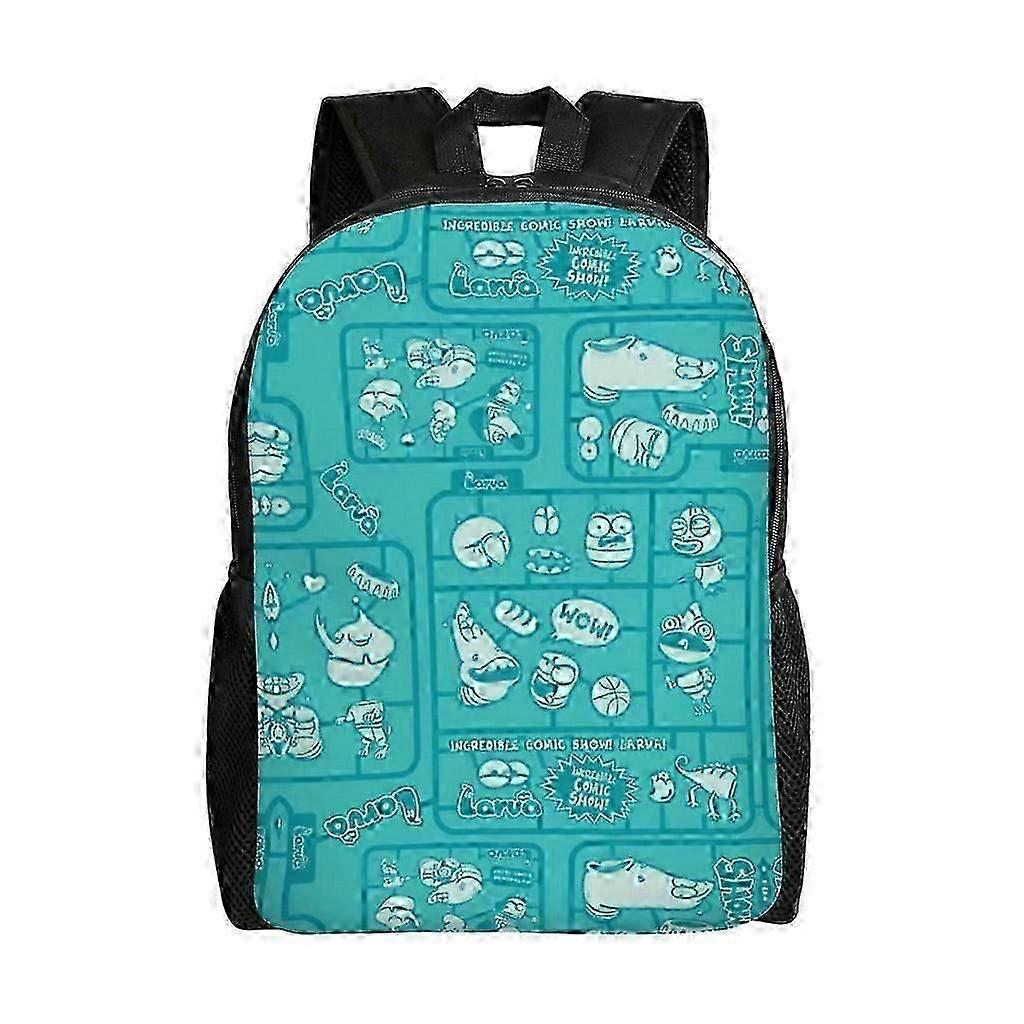 c1633 Larv Skolväska Tecknad Ryggsäck Mode Pojkar Väska Student Skolväska Resa Ryggsäck jjn1633