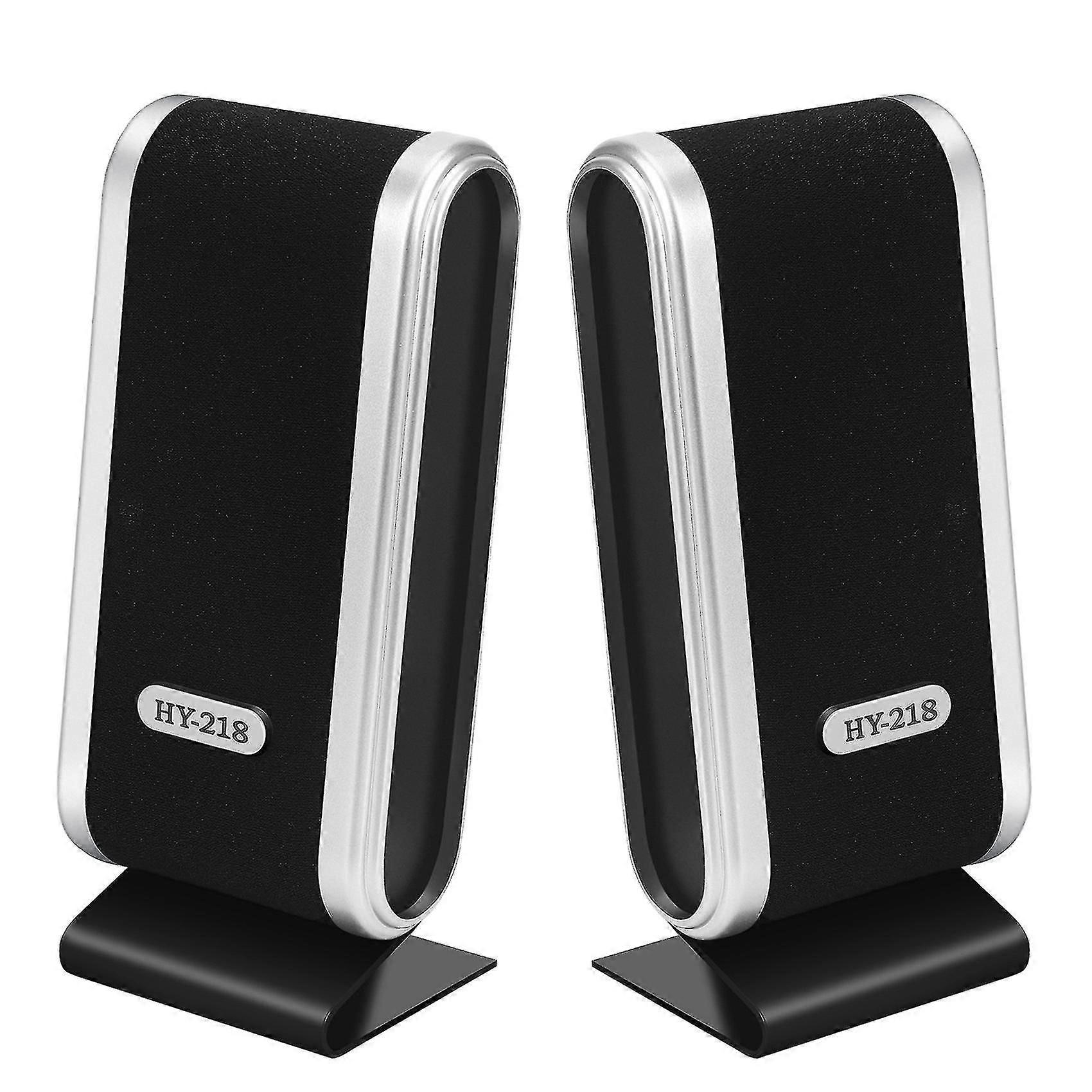 New 120w Usb Power Desktop Computer Notebook Audio Speaker 3.5mm Earphone