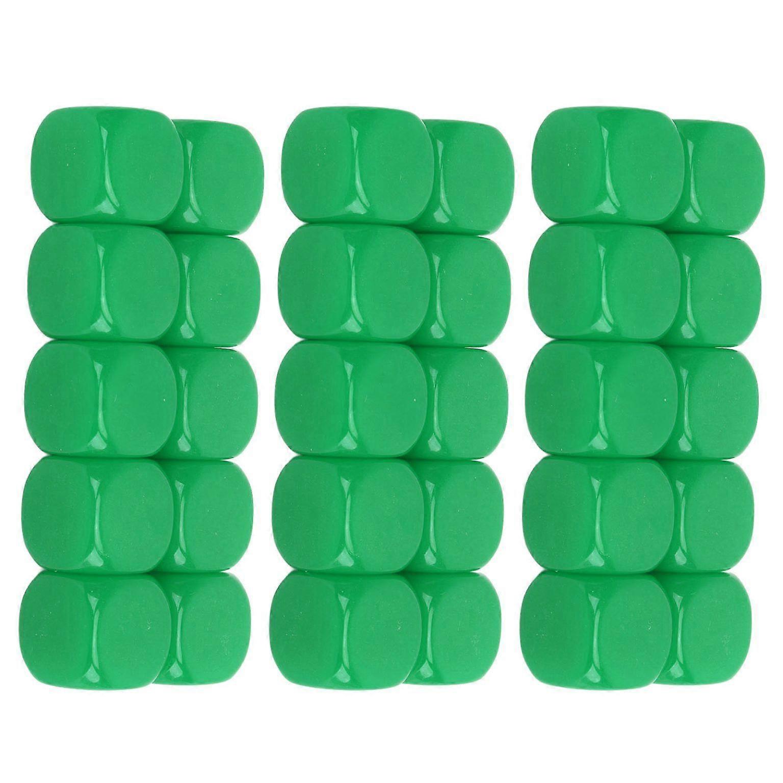 Blank 6-Sided Dice Cubes - DIY Rounded Dice Set