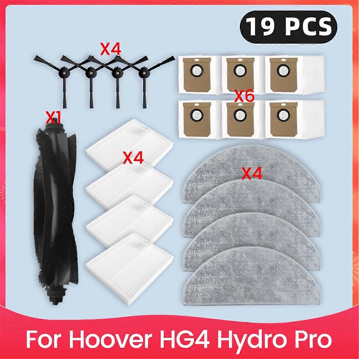 For Hoover HG4 Hydro Pro Spare Parts Filter Main Side Brush Mop Cloth