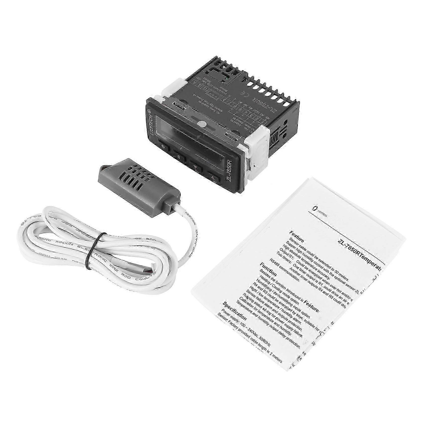 -7850R RS485 Super Long Sensor Cable, High Humidity and Temperature Controller, Incubator Controll