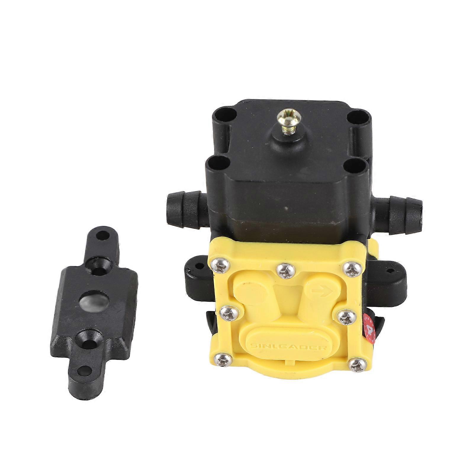 12V Diaphragm Pump for Garden and Agriculture Electric Sprayer Water Pump Accessories Type D Discharge Durable Double Groove Non-Stop