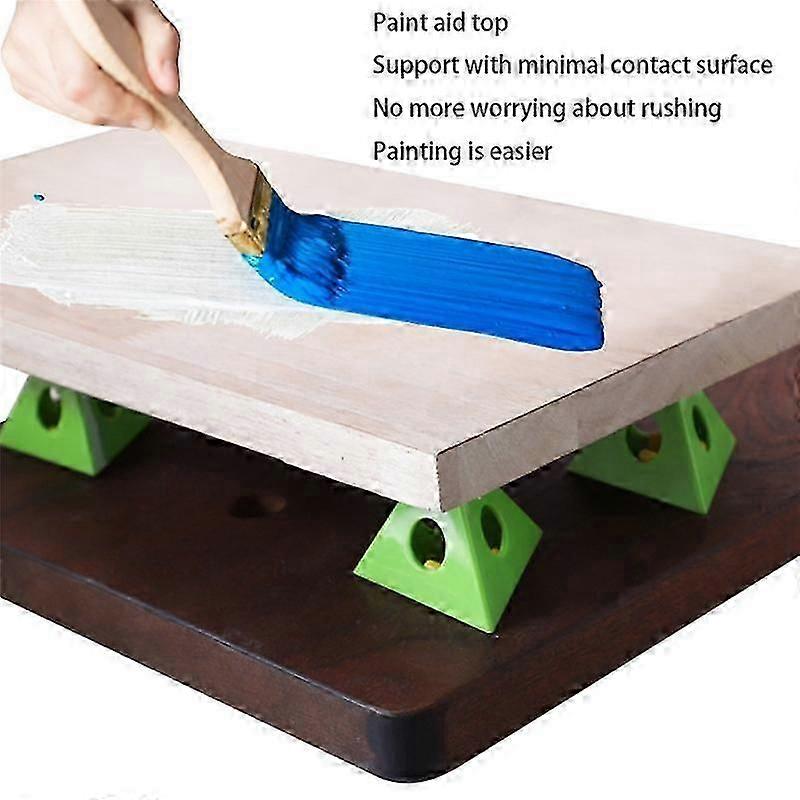 Woodworking Paint Bracket Photo Frame Paint Pad Bracket Triangular Plastic Foot Bracket