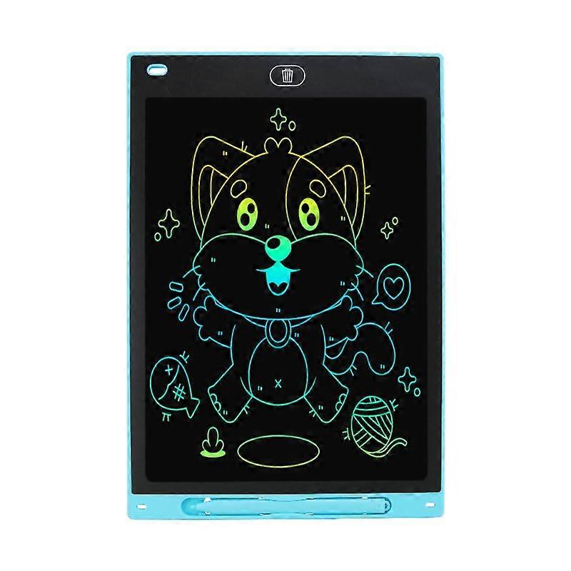 1 Writing Tablet Color LCD 12 Inch Reusable Drawing Board for Kids, Eye-Friendly and Mess-Free Design