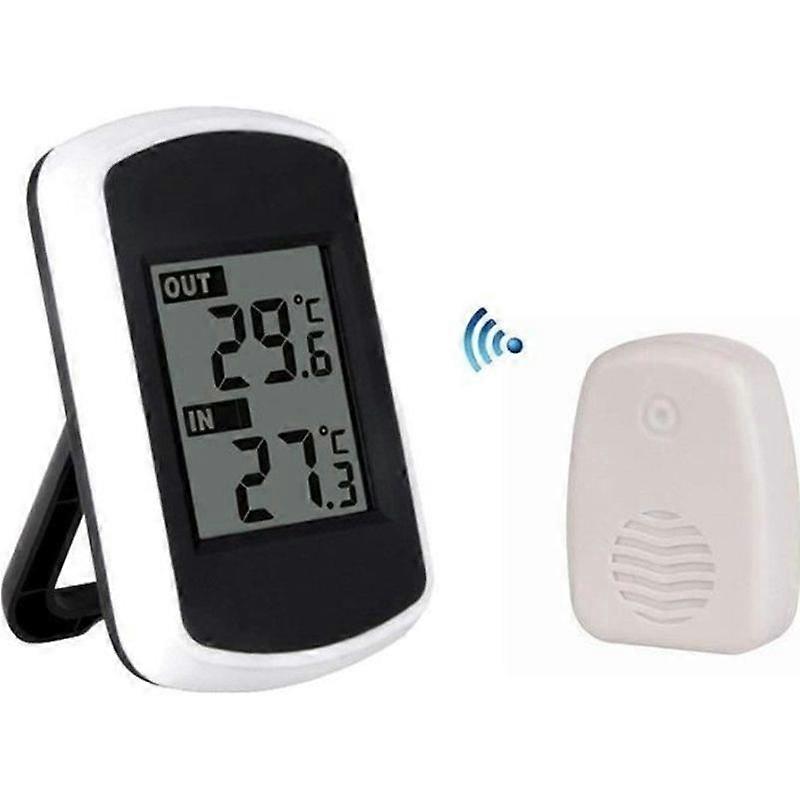 LCD Digital Wireless Indoor and Outdoor Thermometer