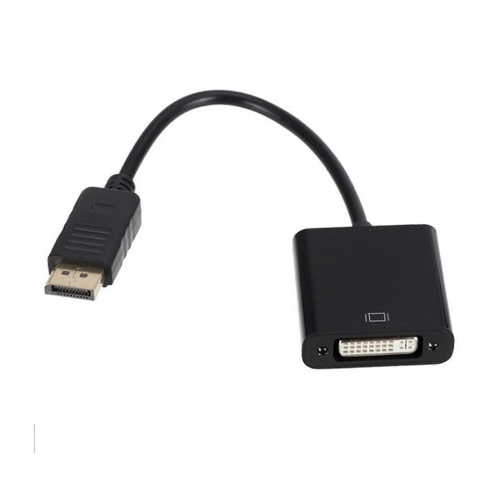 DisplayPort to DVI Adapter Cable 0.25M, DP to DVI Converter for PC Monitor, Compatible with 1080p Resolution