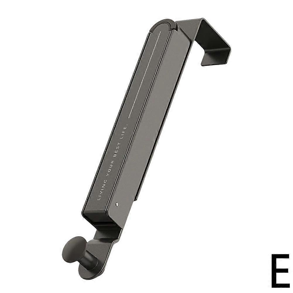 For Over The Door Drying Rack Foldable Aluminum Alloy Hanger For Towels Clothes No Installation Space Saving