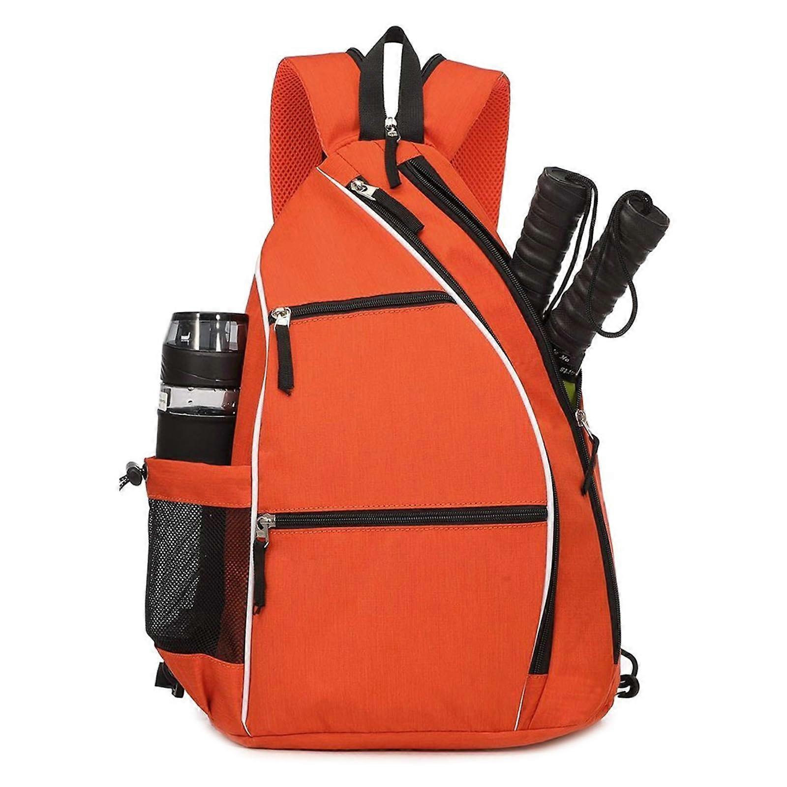 Adjustable Backpack and Shoulder Bag for Tennis and Paddle Sports, Unisex, Durable Fabric, Multiple Colors and Sizes