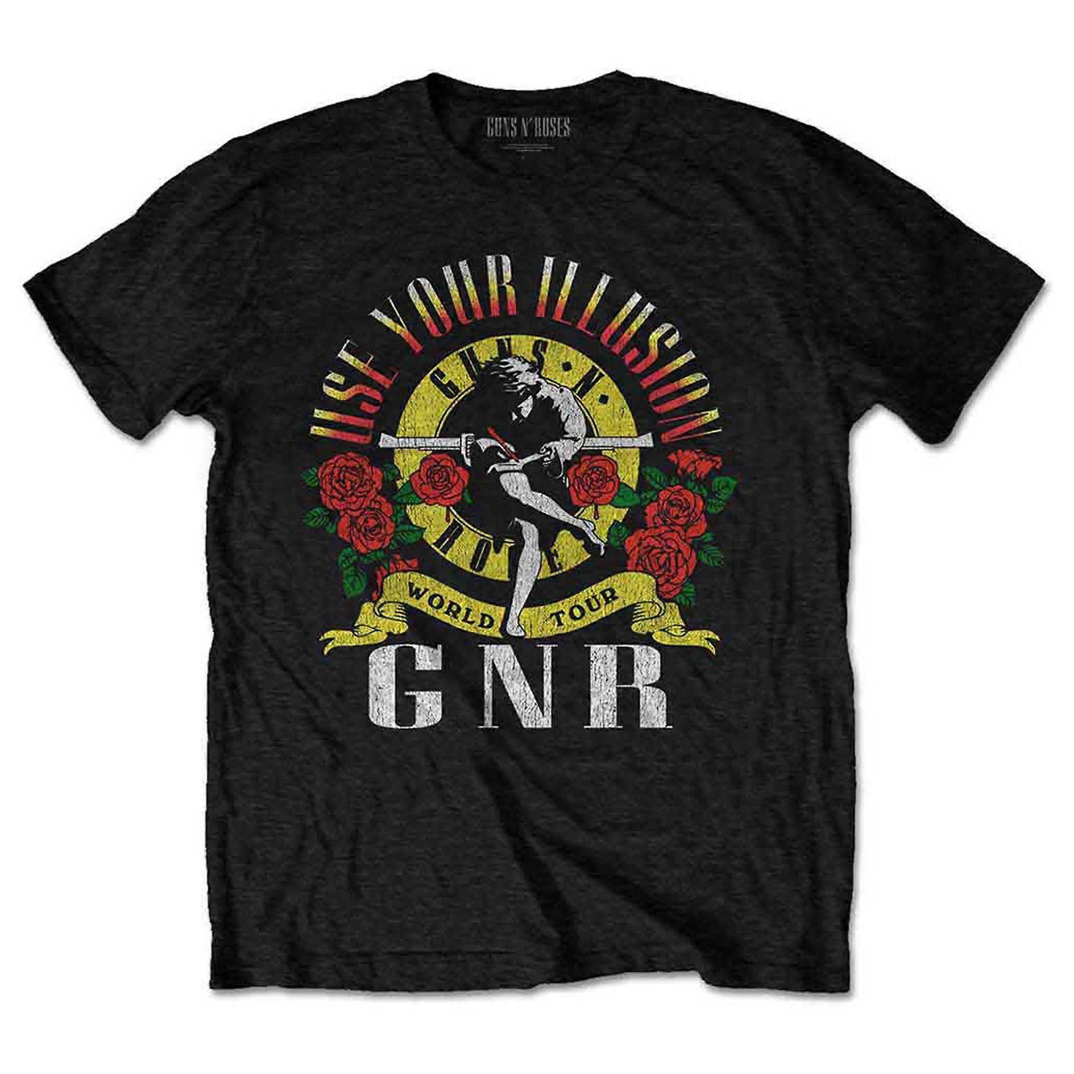 Guns N' Roses Use Your Illusion 世界巡回演唱会 T 恤