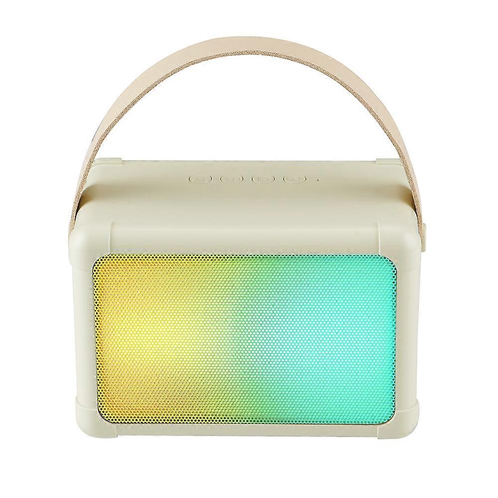 Portable RGB Lighting Effect Bluetooth Speaker Home Mini Karaoke Audio