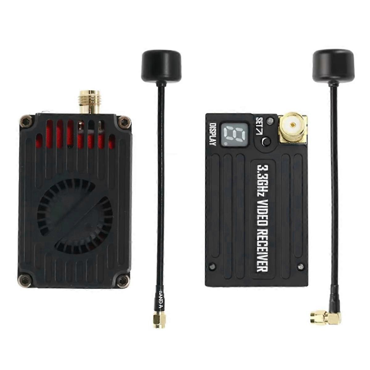 3.3G 4W VTX Transmitter & VRX Receiver Video Transmission for Drone