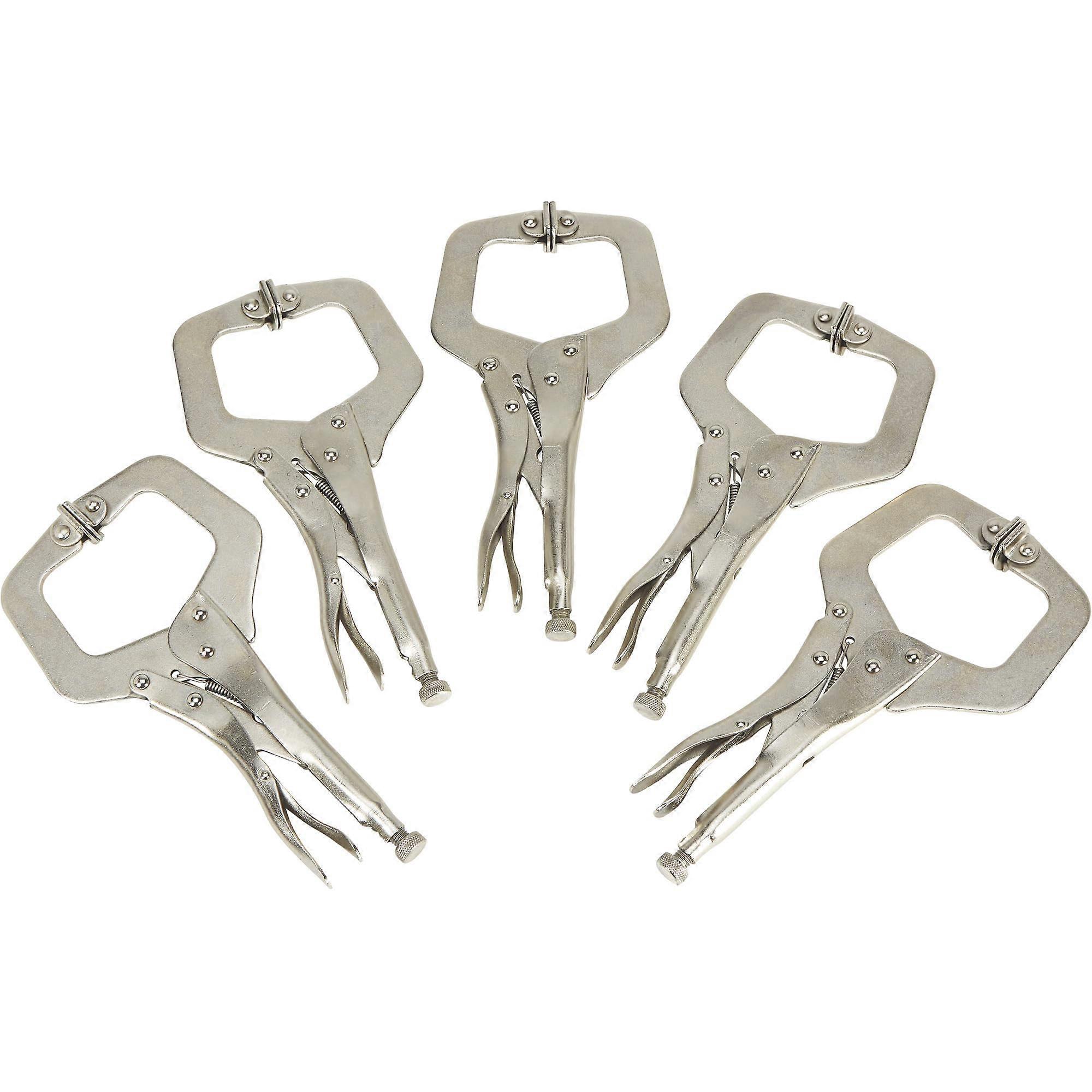 5Pc. Locking CClamp Set 11in.L