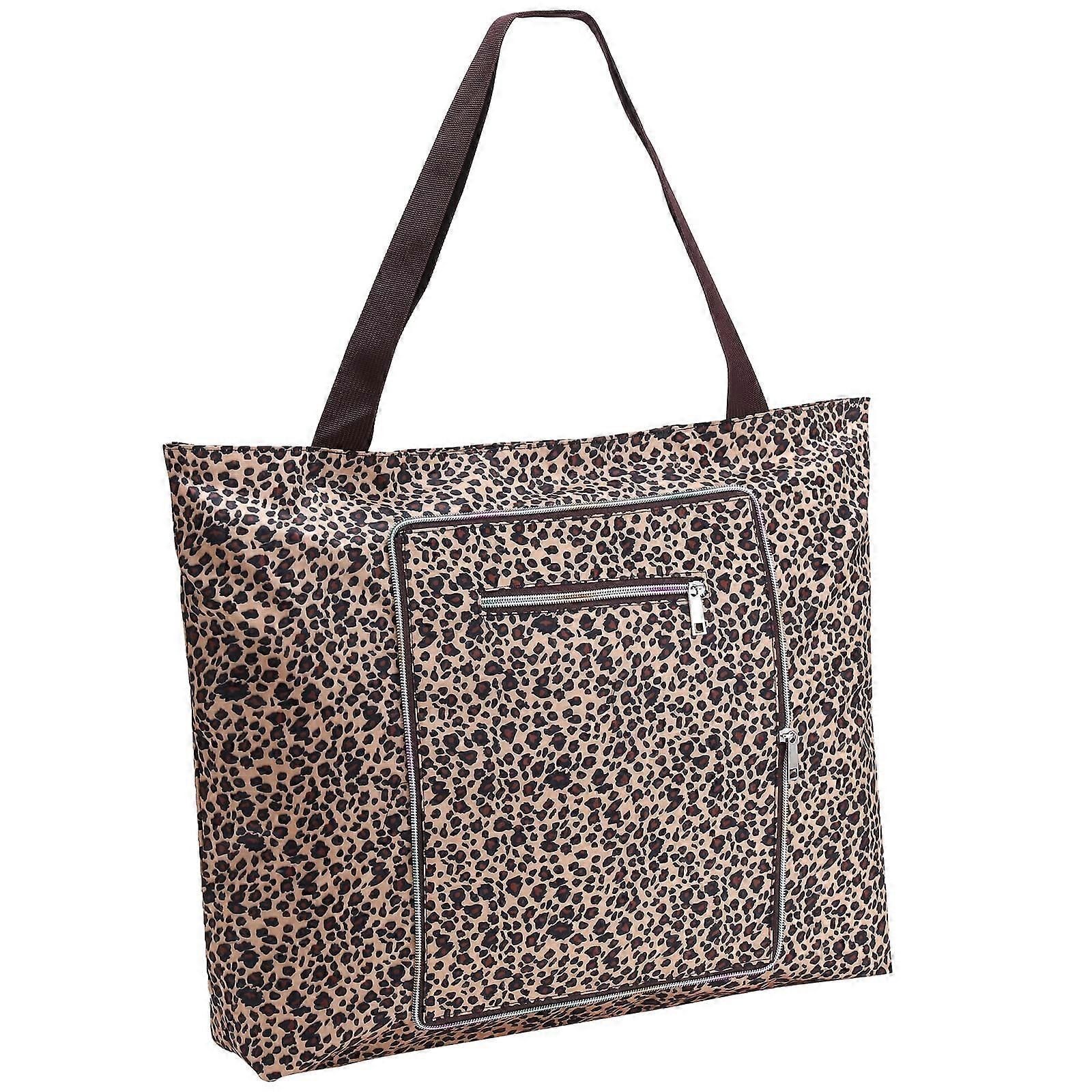Women's Beach Bag with Color Zipper, Foldable Large Travel Tote for Gym and Yoga Use
