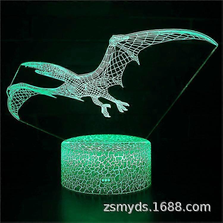 3d Dinosaur Led Night Light Different Pattern And 7 Color With Remote Control Best Gift For Kids Girls Boys