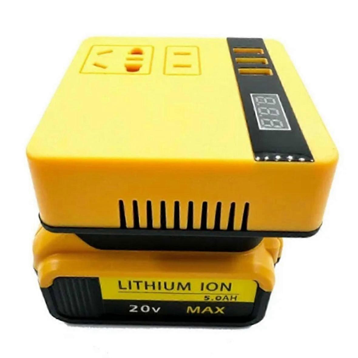 Inverter, Compact Power Inverter with 2 AC Outlets, 3 USB Ports and Digital Display