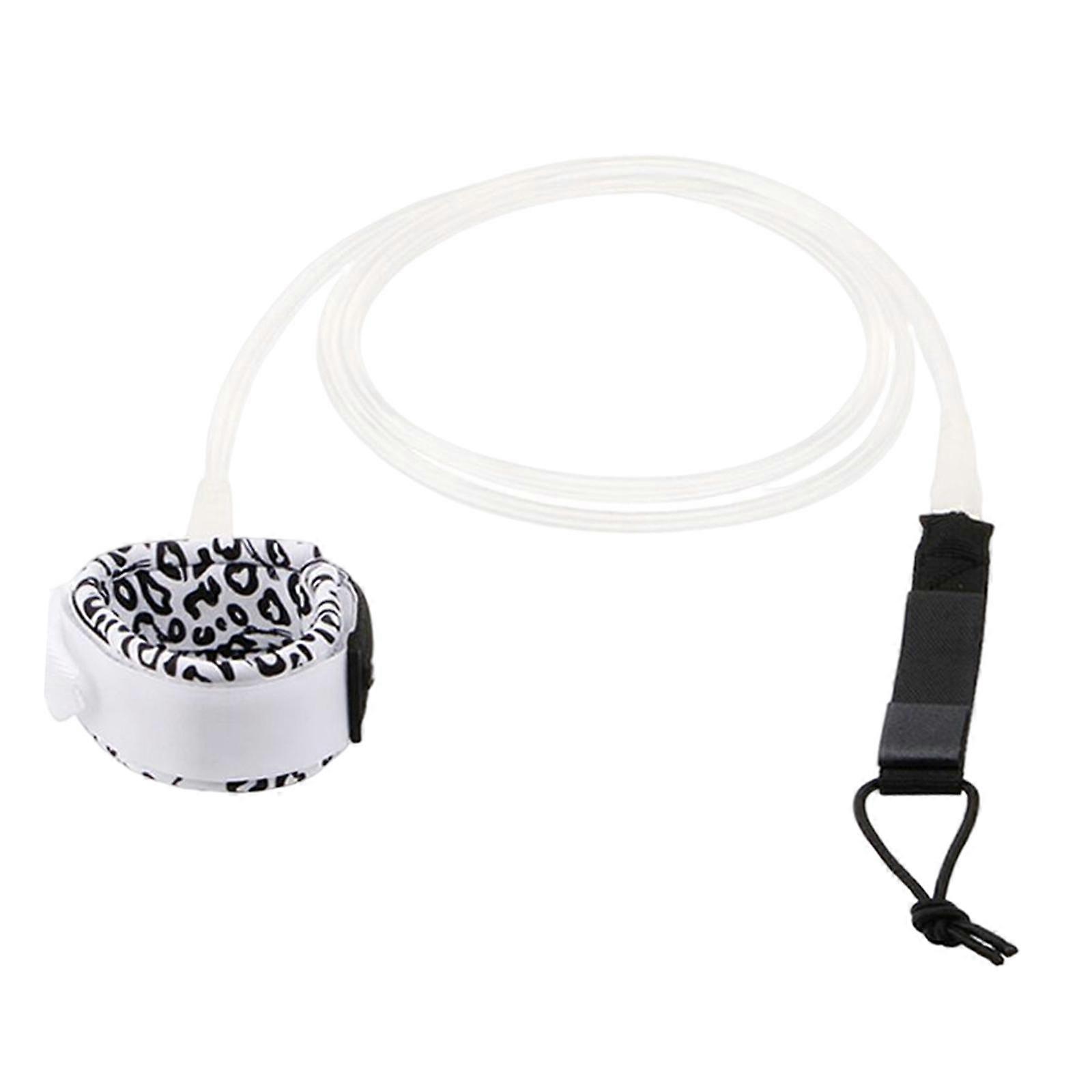 Surfing Leash Lightweight with Handle Adjustable for Longboard Surfboard Water