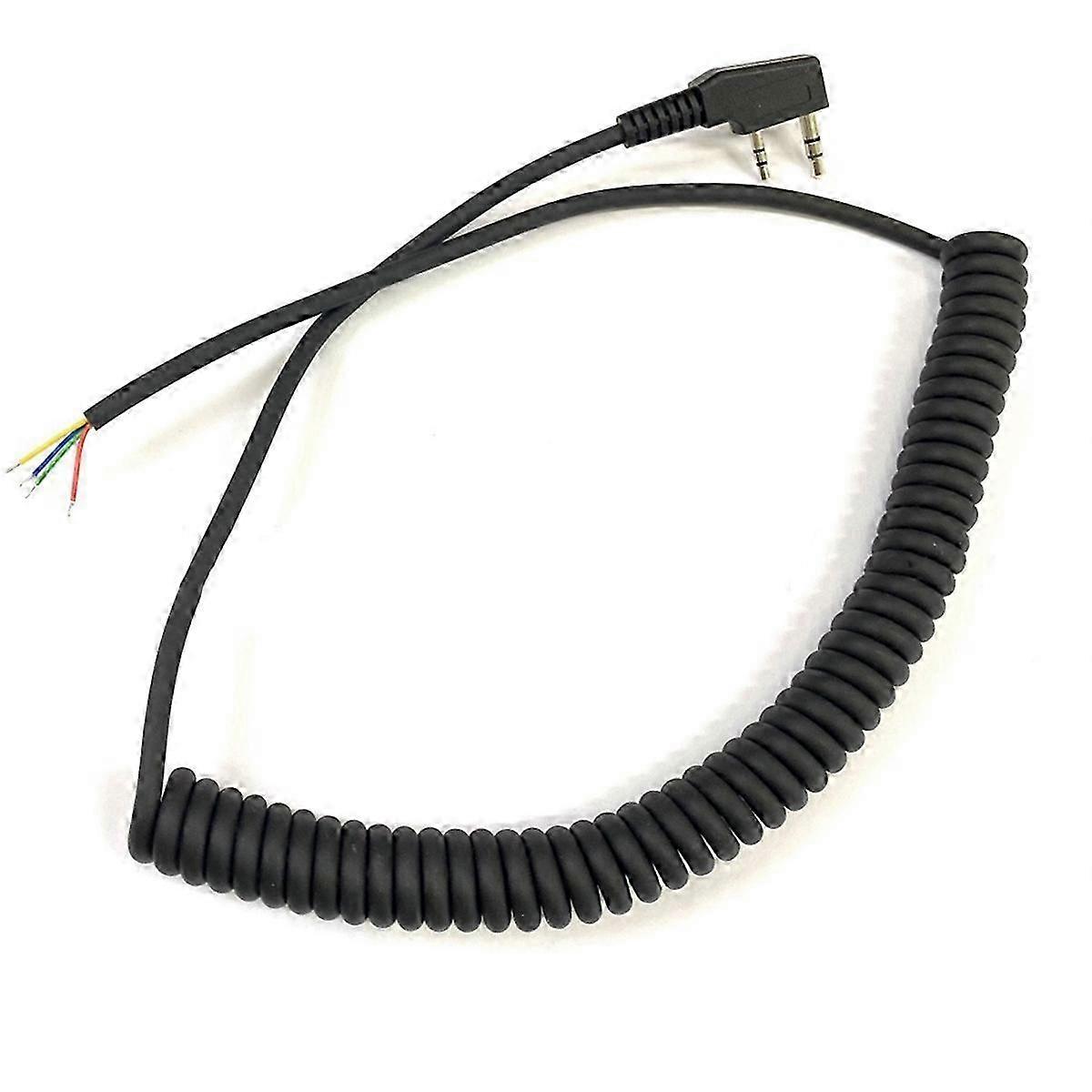Walkie Talkie Microphone Cable Replacement Cable K-Plug Mic Cable