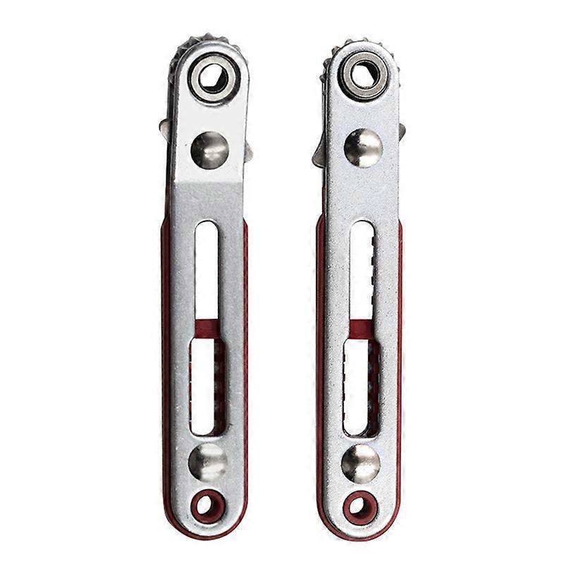 2Pcs Mini Quick Ratchet Wrench Set Straight/Elbow Screwdriver Set