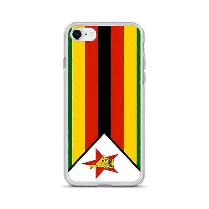 iPhone Case - Multicolored - Zimbabwe Flag - Flexible - TPU - Compatible with iPhone 6S Plus