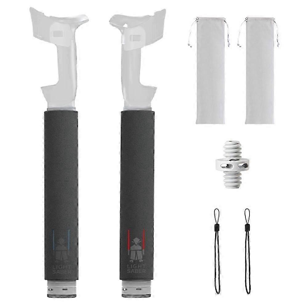 HIBLOKS Gamepad Stick for Oculus Quest 3 Handles Extension Controller Grips ABS Sponge VR Controller