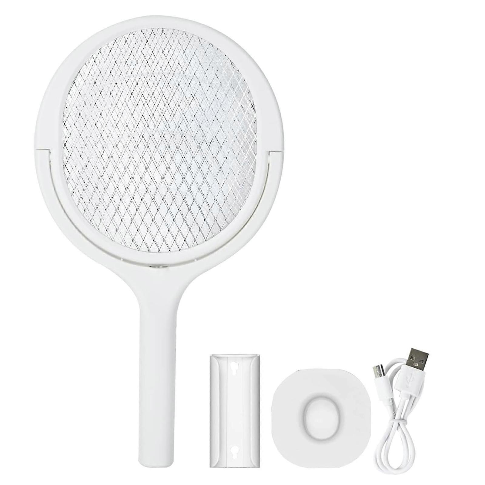3500V USB Rechargeable Electric MosquitoRacket Killers Lamp Adjustable Fly Swatter Fryer Flies BugsZapper InsectsRacket