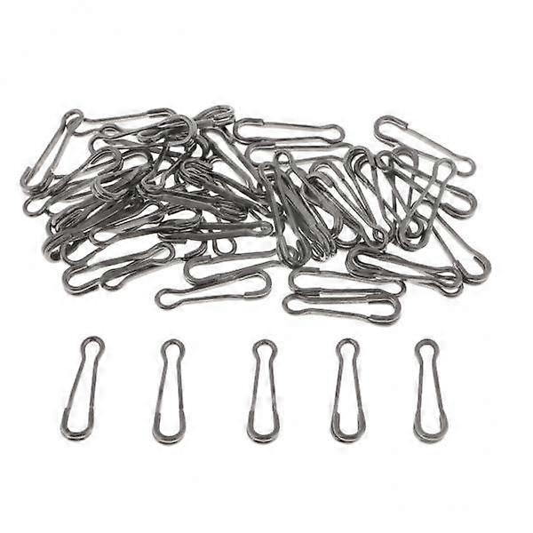 10x 50pcs Carp Fishing Hawaiian Snaps Change Clips Links Connectors 24mm / 0.94