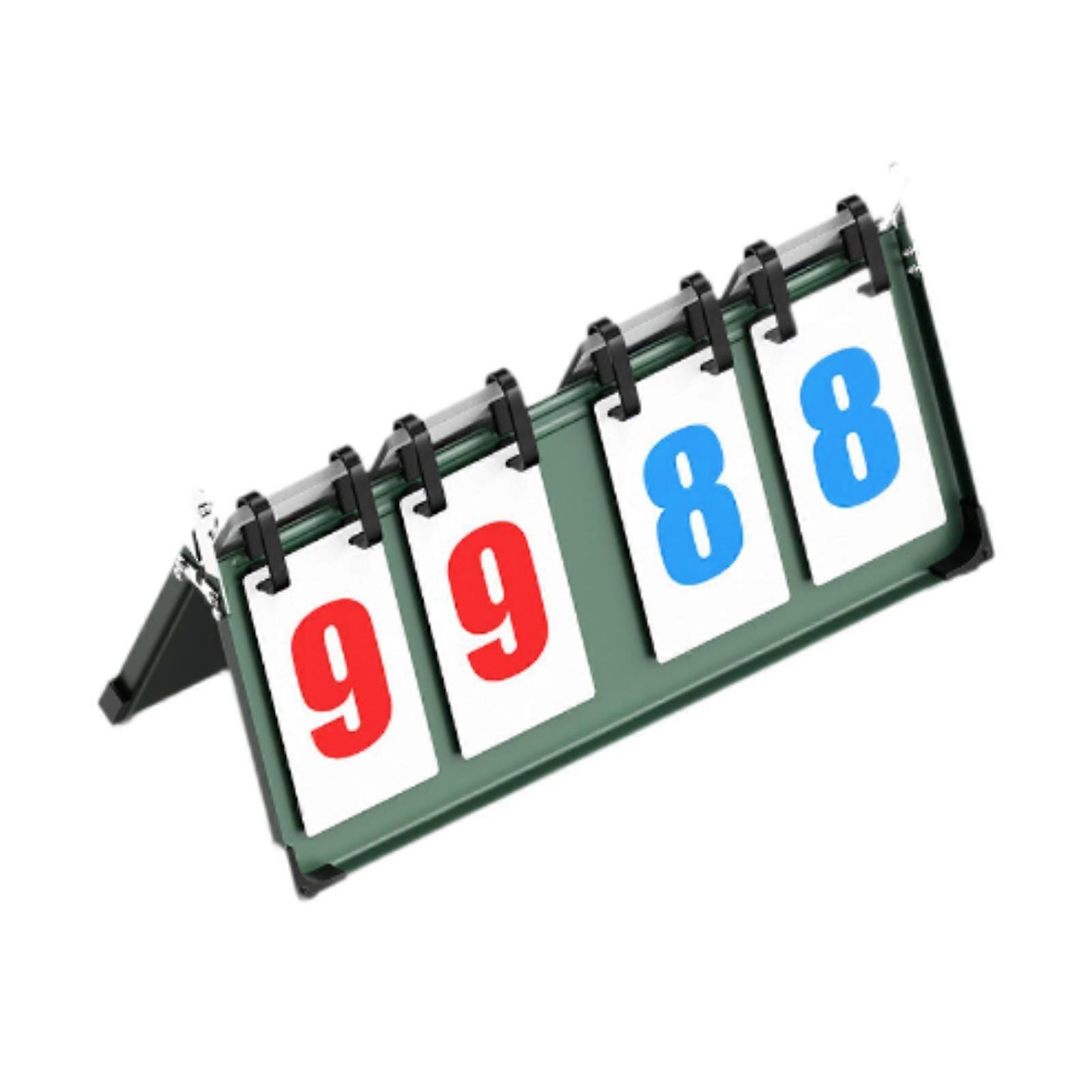 Tableau d’affichage sportif Flip Numbers Score Keeper Jeu d’équipe professionnel étanche