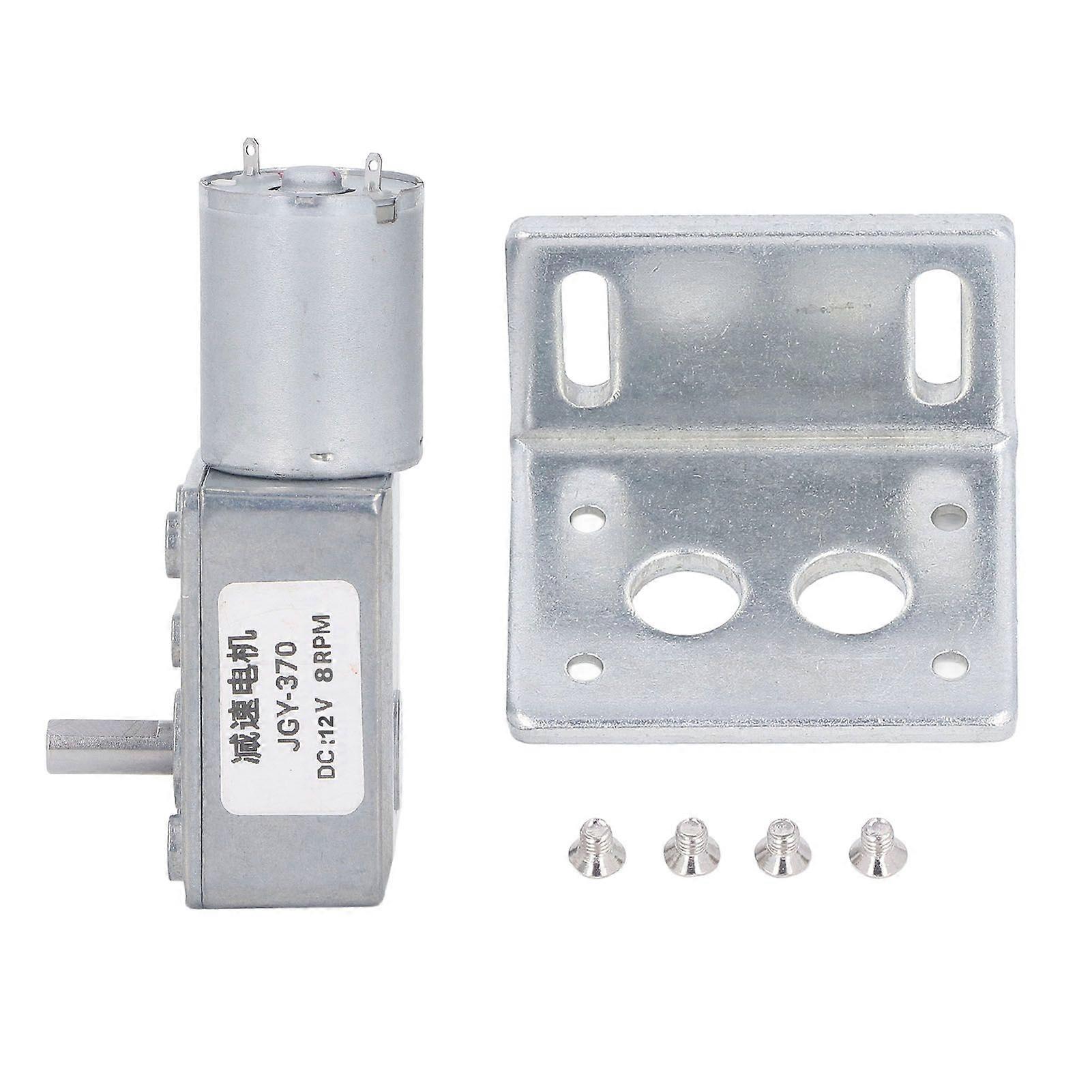 2025 Latest Model  12V DC Geared Motor 12mm Single Shaft Self Locking