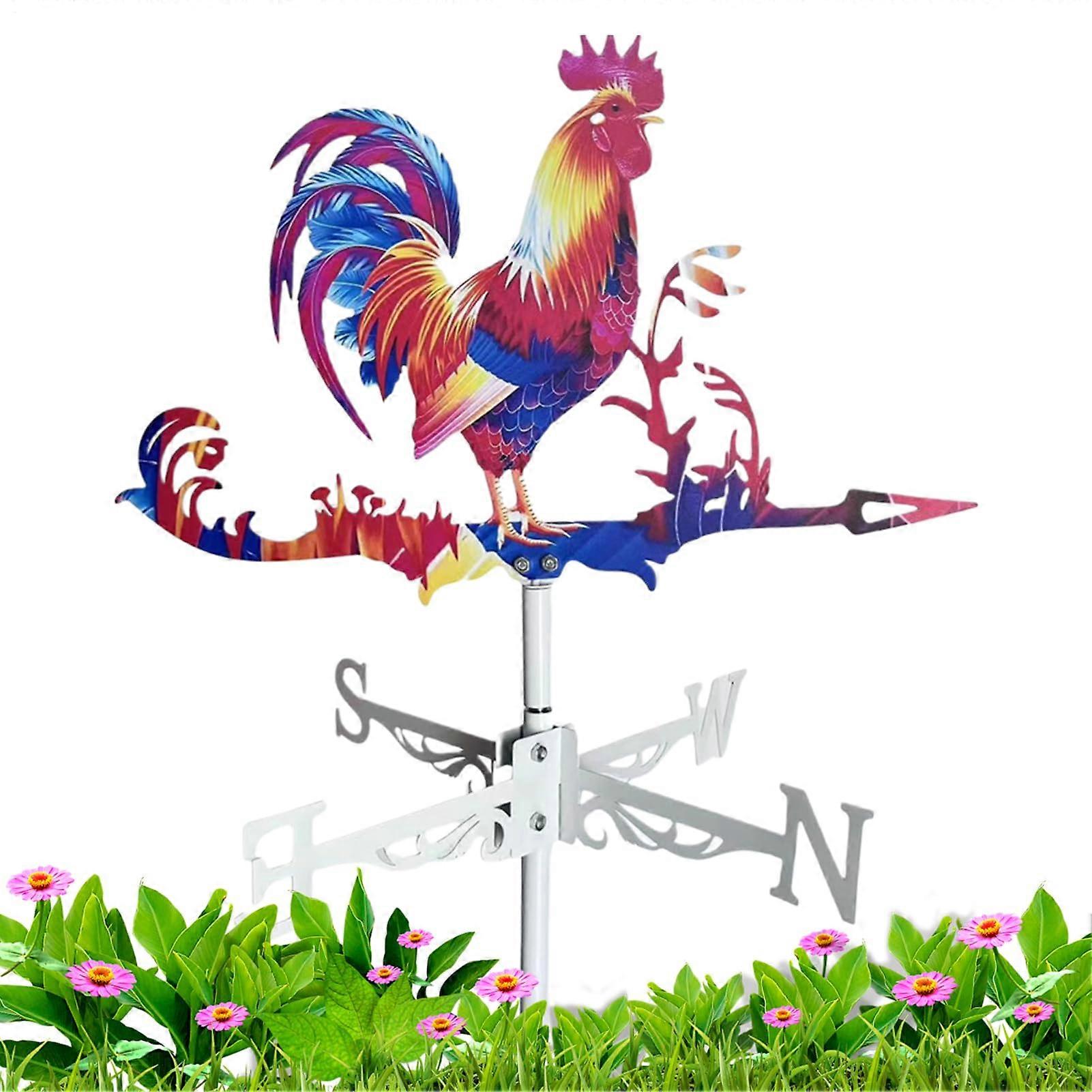 Chicken Weather Vane Metal Tap Garden, Backyard