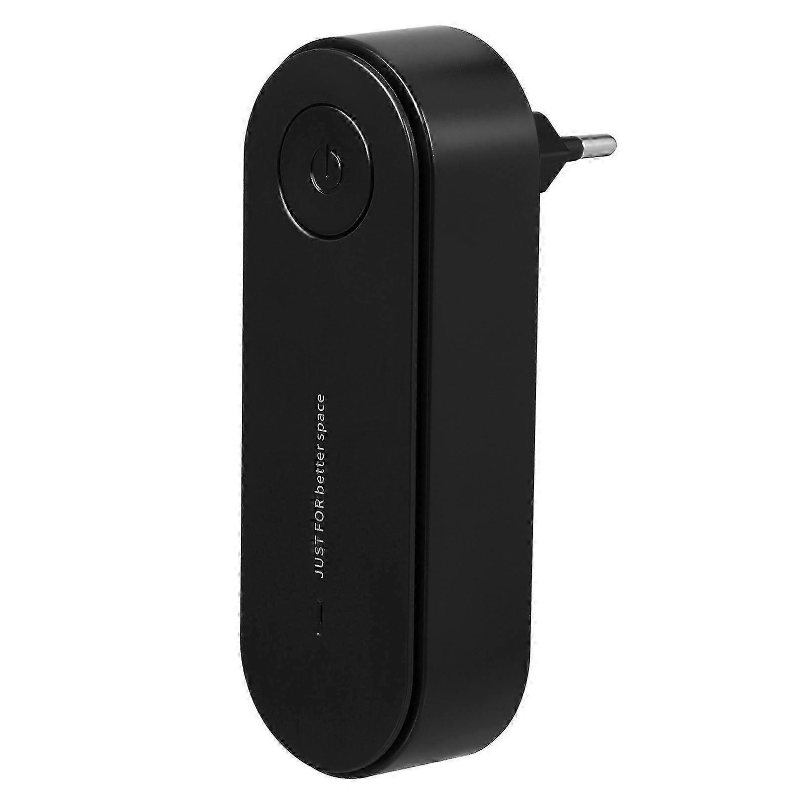 1pc Negative Ion Air Purifier with EU Plug - Compact Plug-in Air Freshener (Black)