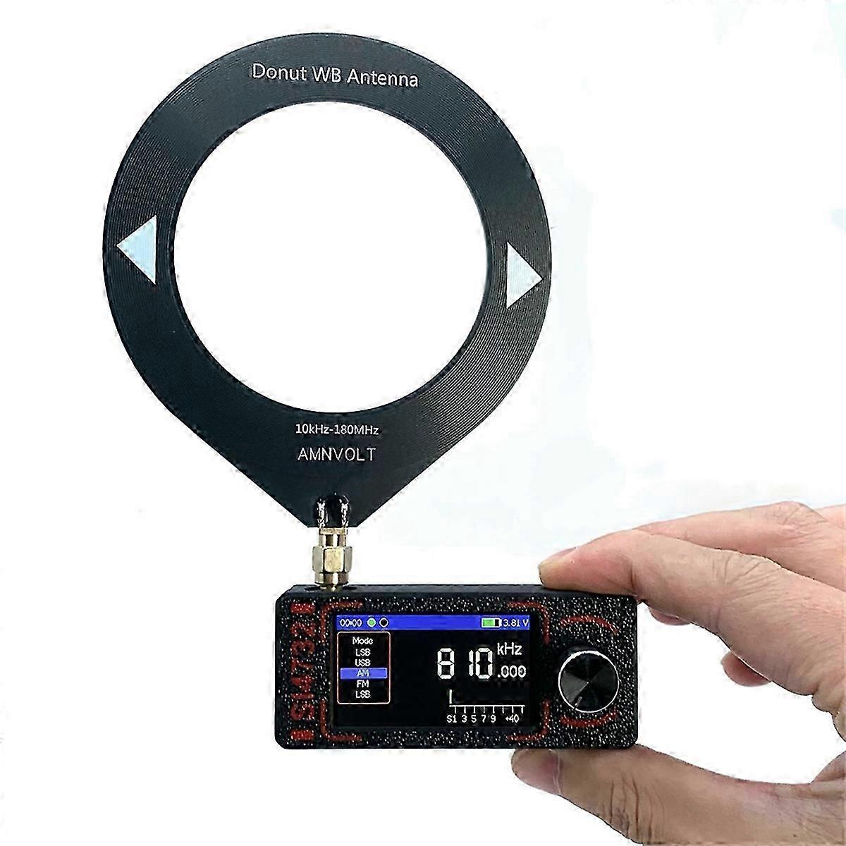 Upgrade 0.5-108 MHz Mini SI4732 Full-Band Radio Receiver Supports FM AM and SSB Built-in Headphone A