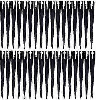 100 قطعة من حصص دعم الري البلاستيكية لأنابيب 1/4 بوصة ، أوتاد تنقيط الحديقة لأنظمة الري بالتنقيط