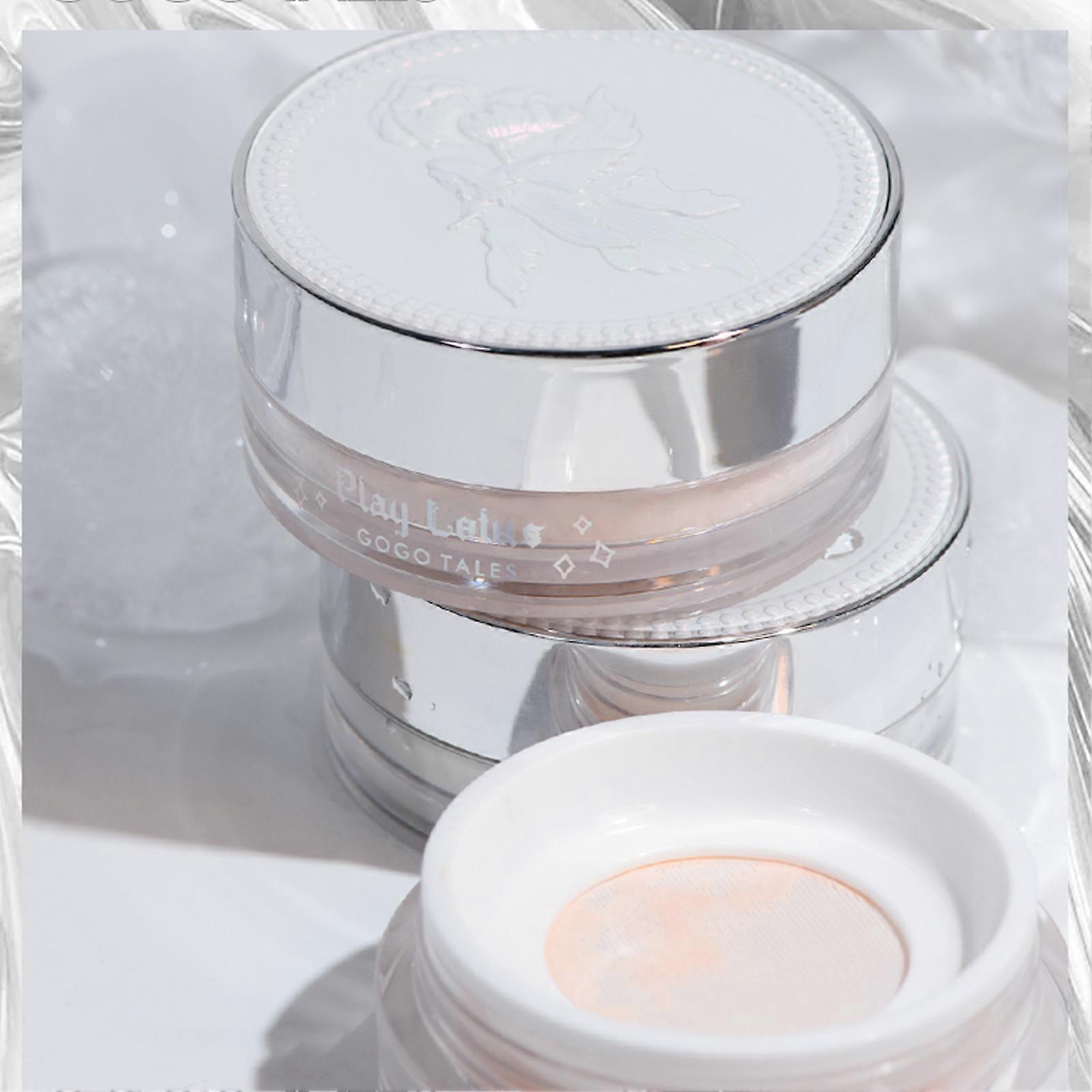 GOGO TALES Honey Finishings Powders Oil-Control Makeup Powder Waterproof Natural Long-lasting Clear for Home Daily Party Show Use Beginners Salon