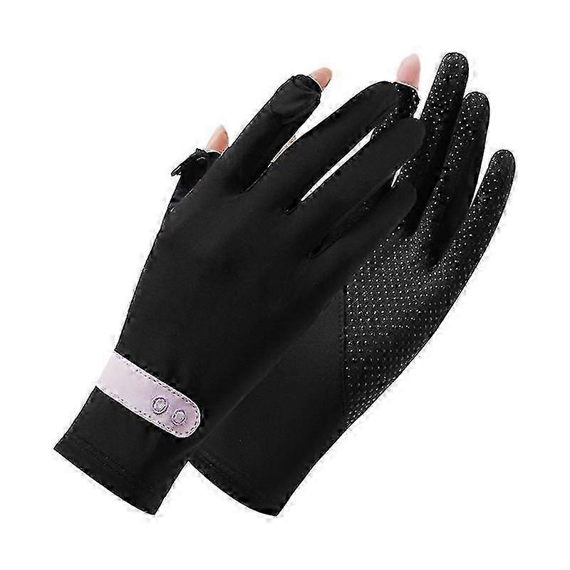 Gants de conduite à écran tactile à écran tactile Ultra Thin Summer Uv Protection pour femmes