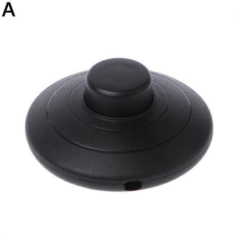 Inline Foot Switch for Lamps Black Nylon Body with Microswitch for Easy Retrofit Installation