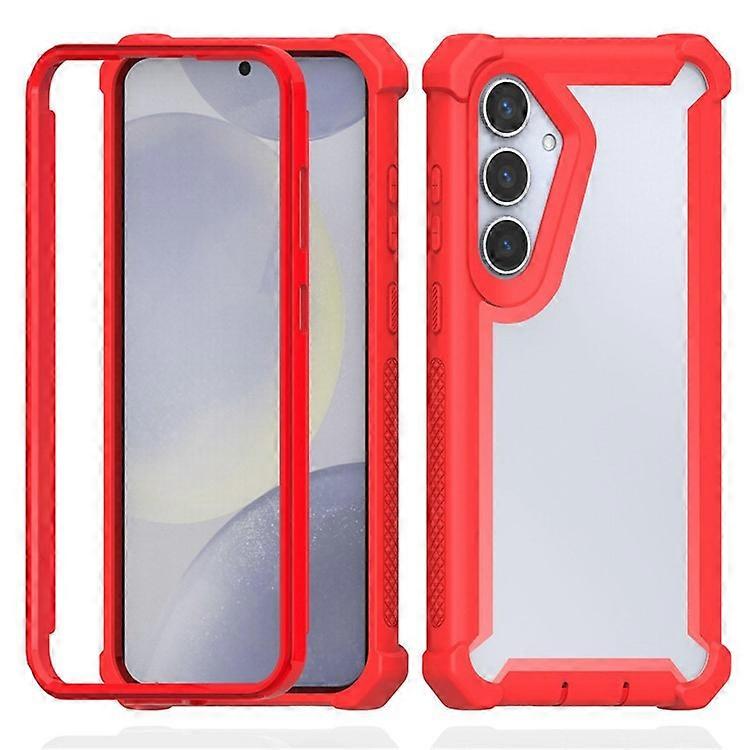 Compatible For Samsung Galaxy S24 Case Reinforced Corner Design TPU + PC Shockproof Phone Cover