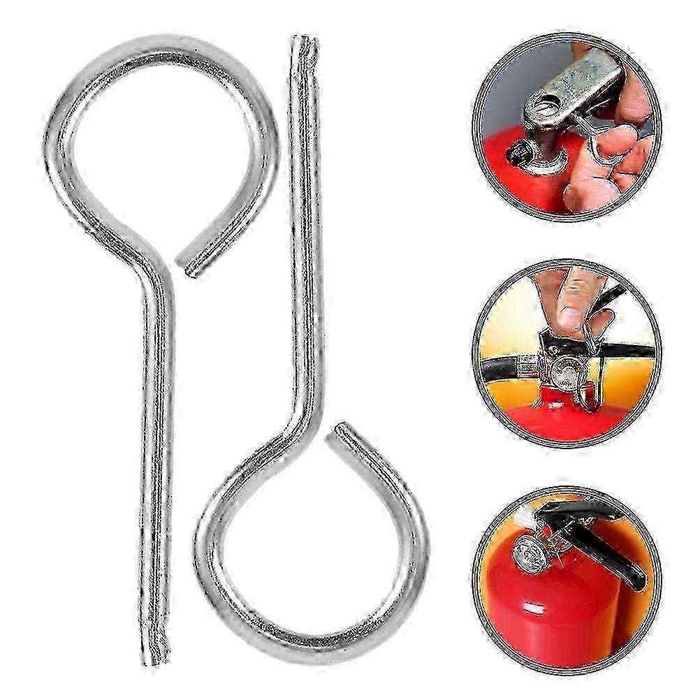 100pcs Stainless Steel Fire Extinguisher Lock Pin Replacement Safety Pull Pins