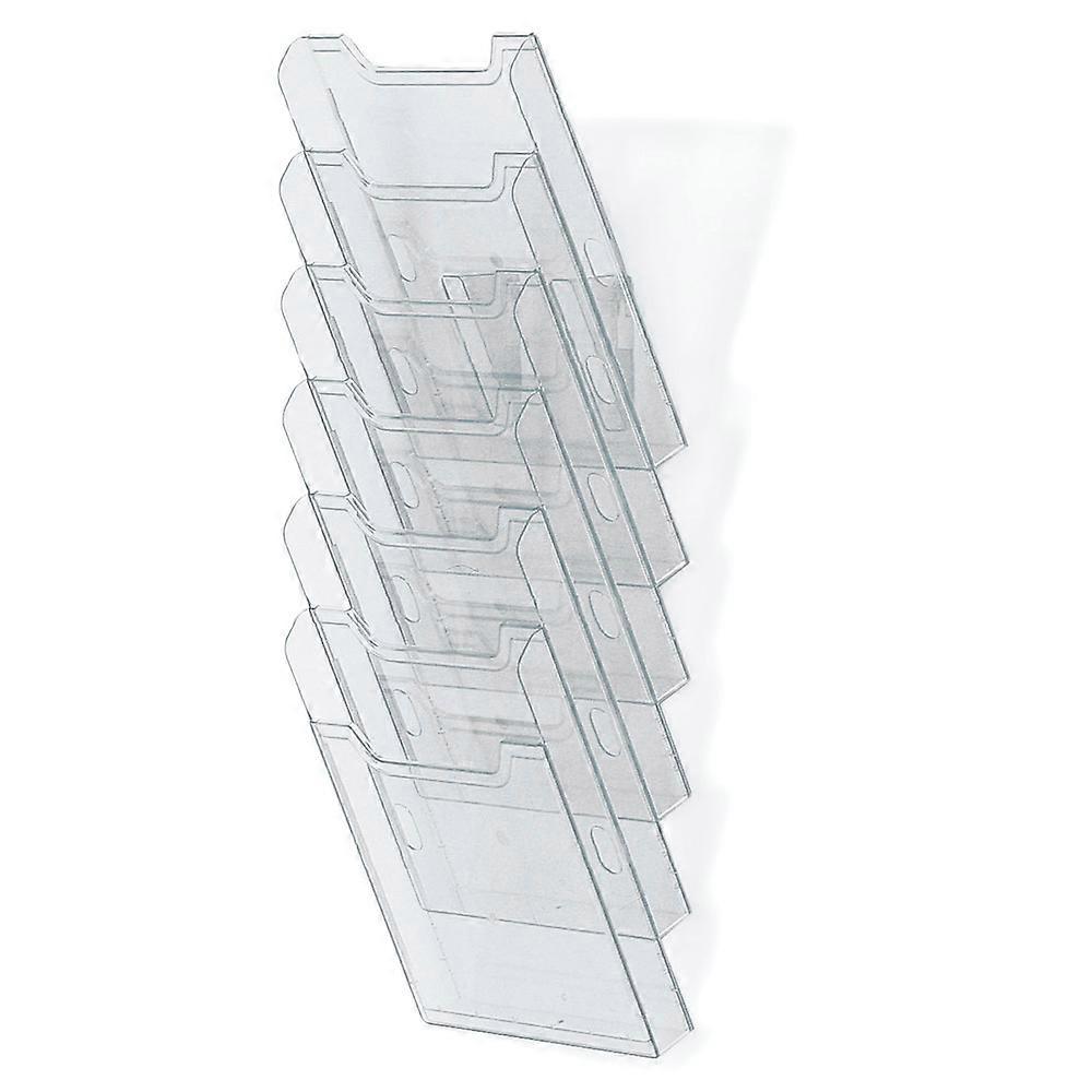 Exacompta 64758D Exacompta A4 Portrait Wall Rack (6) - Crystal