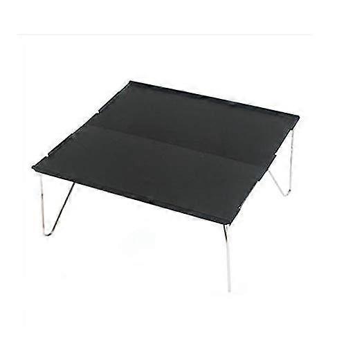 Picnic Mini Camping Furniture Outdoor Hiking Single Desk Aluminium Plate Folding Table Grill