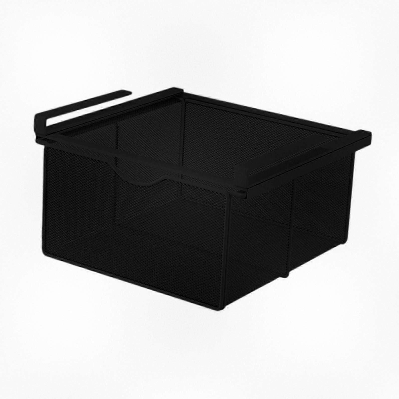 Sliding Pullout Drawer Organizer for Closet, Cabinet & Table Storage - Space Saving Under Shelf Rack for Home Organization