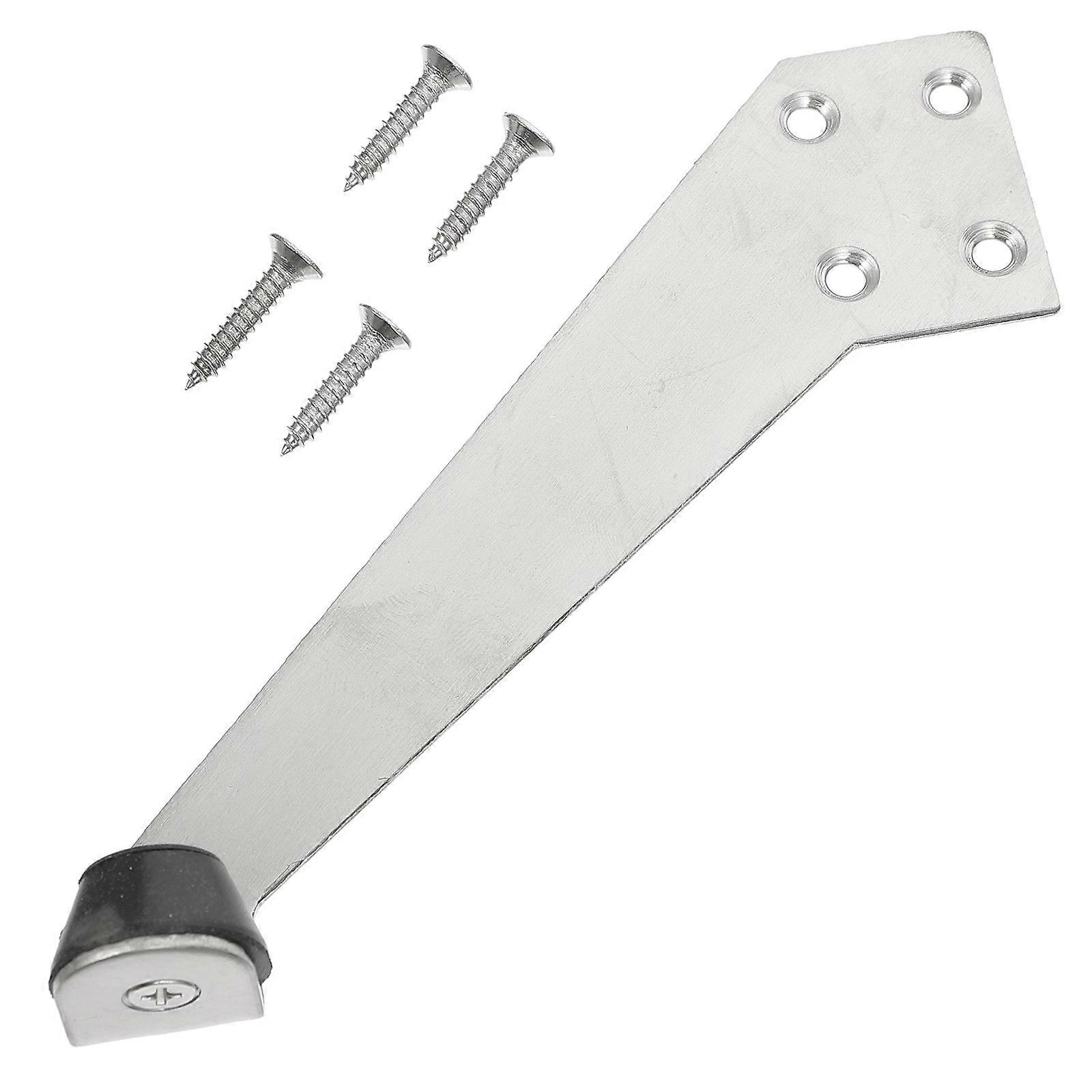 Silver Stainless Door Stopper 1Pcs Practical Door Stop Wedge for Office Use