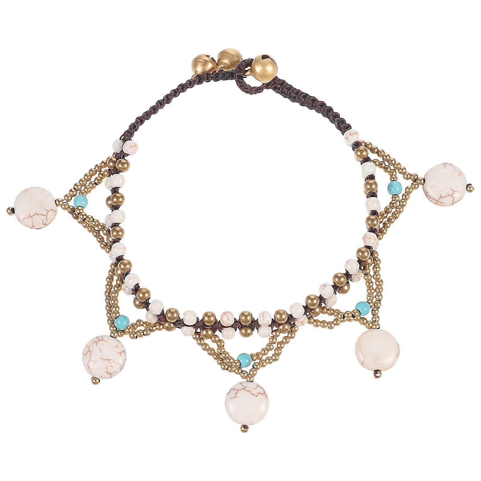 Turquoise Anklet with Fashionable Foot Chain Accessory 1Pc