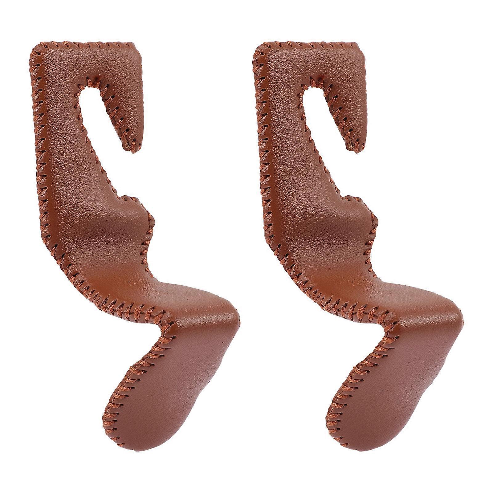 Multifunctional Hook For Car Seat Stainless Steel Curved Drivers 2Set