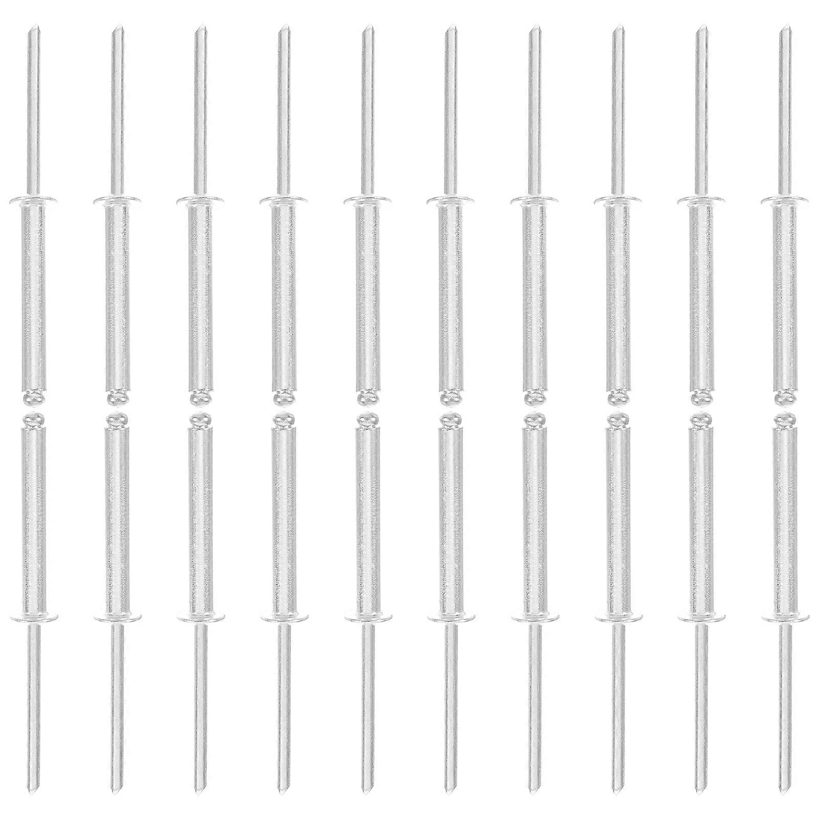 20pcs Aluminum Blind Rivets Durable Round Head Pop Rivets Lightweight Alloy For Secure Installation Home Commercial Use Reliable Replacement
